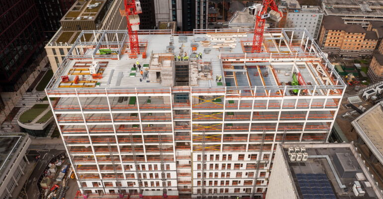 Circle Square Aerial View