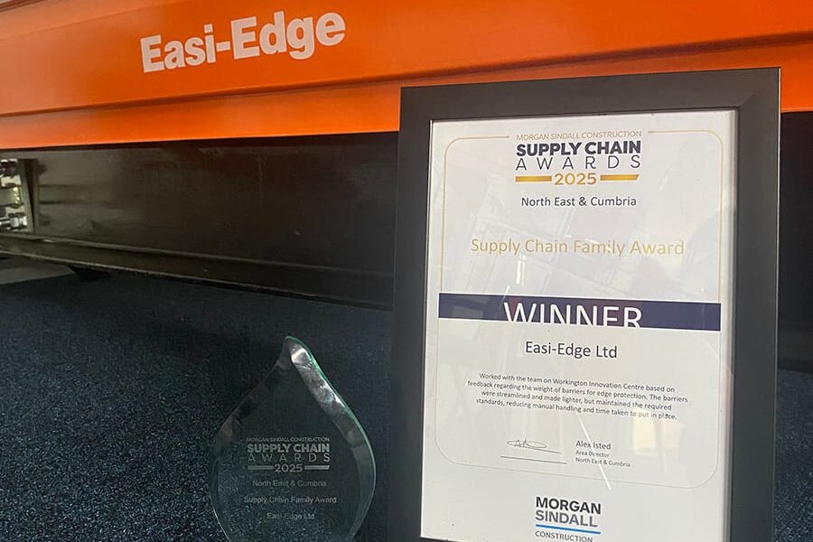 Morgan Sindall Supply Chain Awards - winner 2025 for Easi Edge